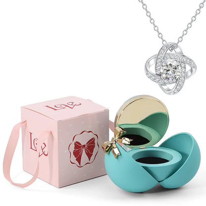 Eternal Rose Bow Jewelry Box