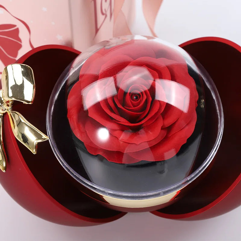 Eternal Rose Bow Jewelry Box